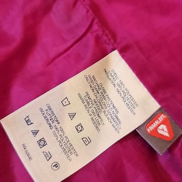 Lands' End Black Quilted Jacket Size M - Picture 8 of 15